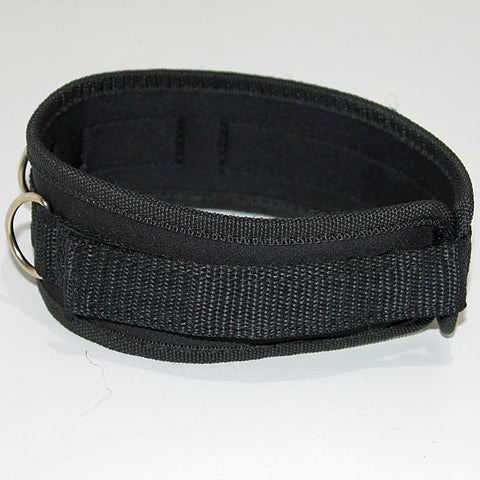 Neoprene BDSM Collar with D Links