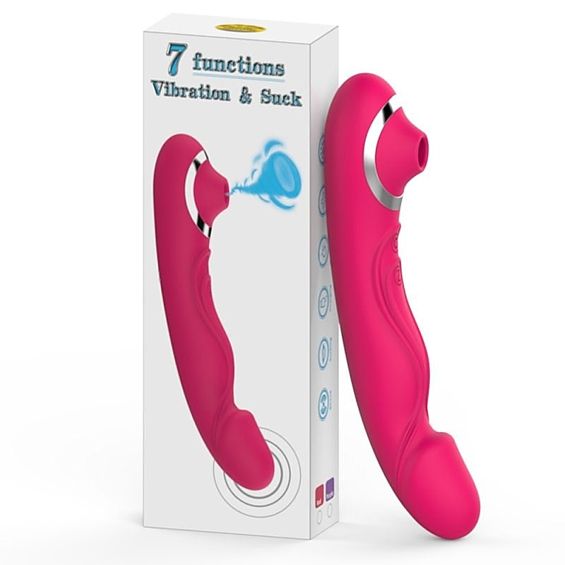 Clit Sucker and Silicone Vibrator by BDStyle - Clit Ticklers and Pulsators
