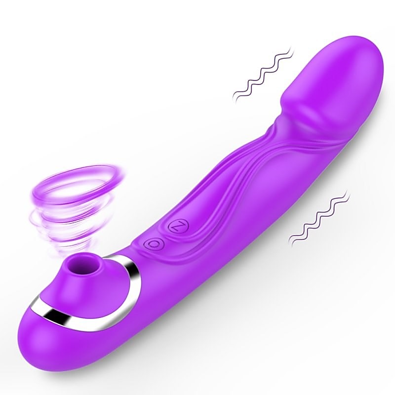 Clit Sucker and Silicone Vibrator by BDStyle - Clit Ticklers and Pulsators
