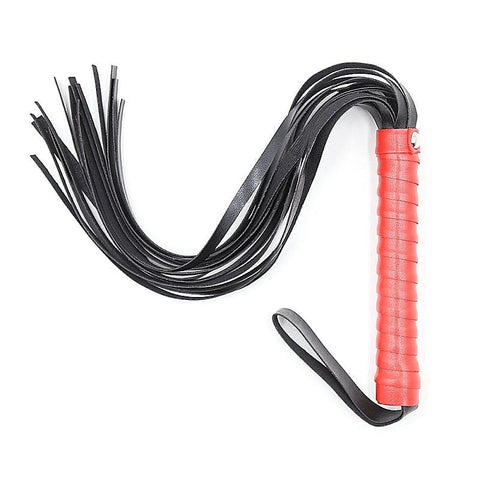 Red and Black Flogger by BDStyle - Whips And Crops