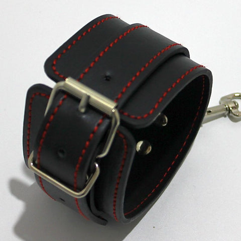 BDStyle Faux Leather Bondage Wrist and Ankle Restraints