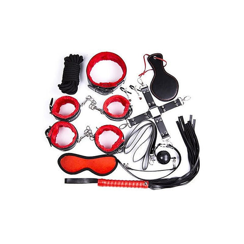 Complete Bondage Starter Kit 10 Pieces By Bdstyle - Bondage Kits