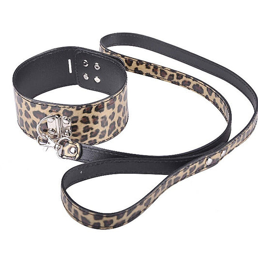 Wild Leopard Collar and Leash