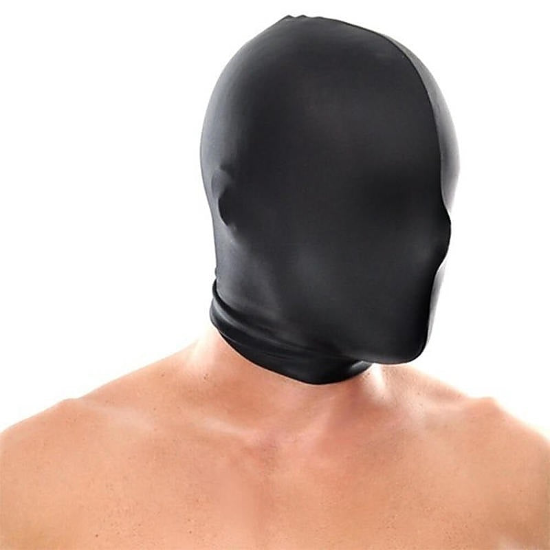 Spandex Sensory Enhancing Full Face Hood - Bondage Hoods