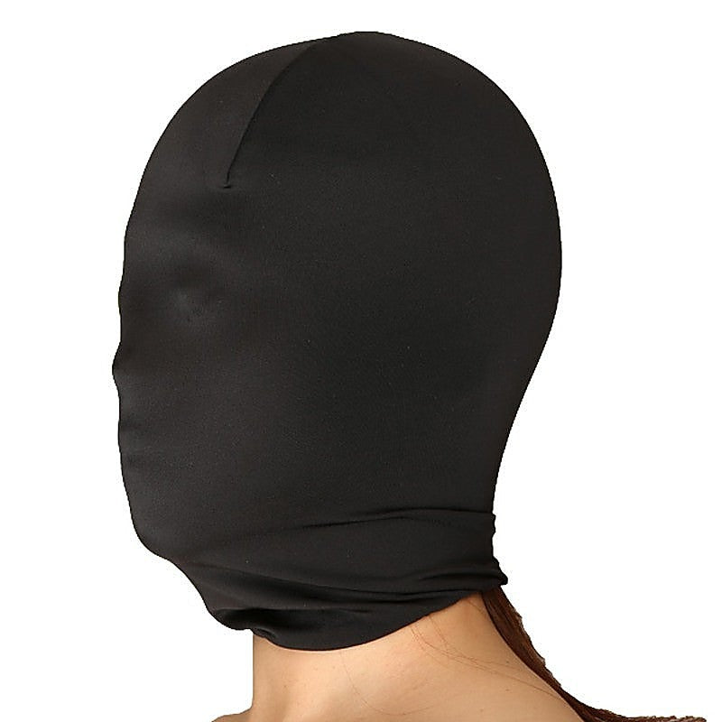Spandex Sensory Enhancing Full Face Hood - Bondage Hoods