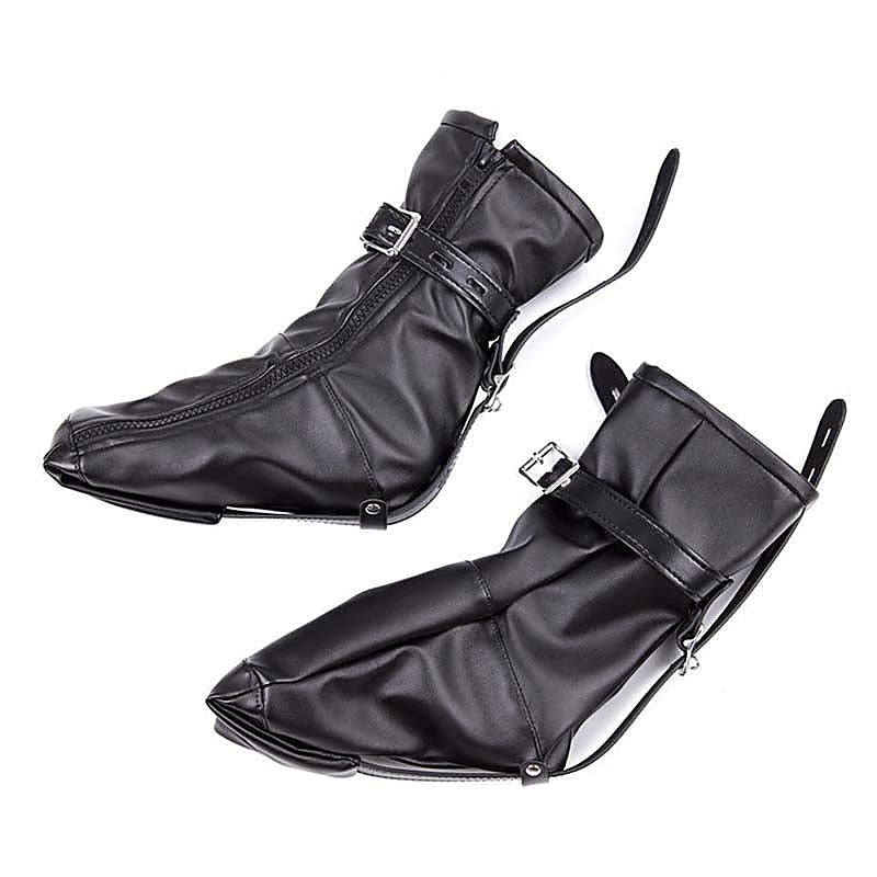 Premium Bondage Booties Faux Leather By Bdstyle - Cuffs and Restraints