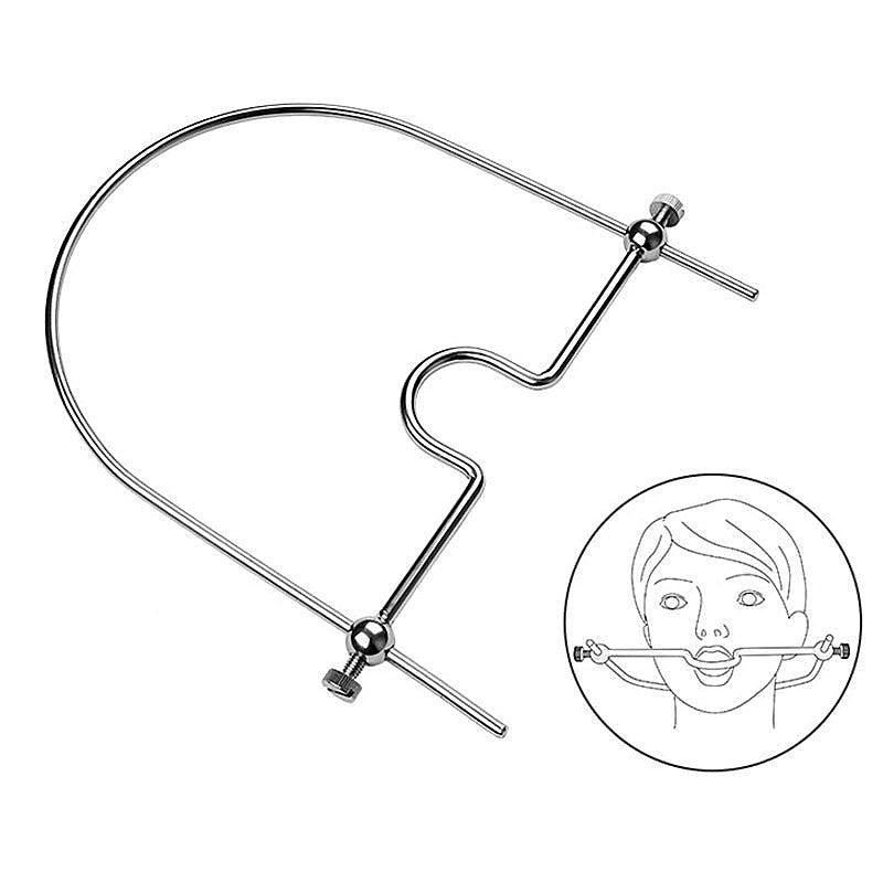 Open Mouth Gag Tongue Shackles By Bdstyle - Cuffs and Restraints