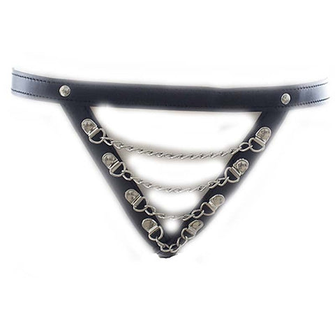 Sexy Pu Panty With Front Chain By Bdstyle - Her Fetish