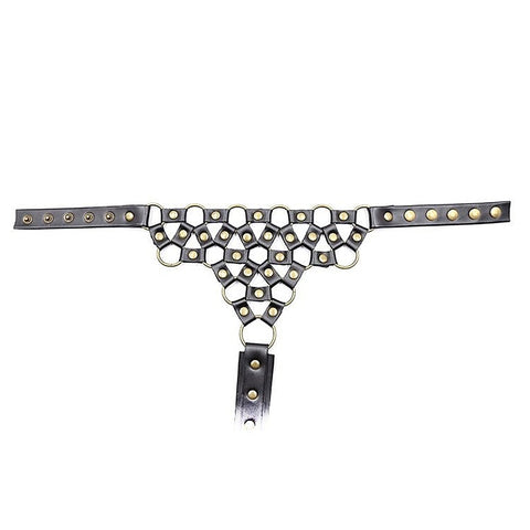 Studded G-String Bondage Thong By Bdstyle - Her Fetish