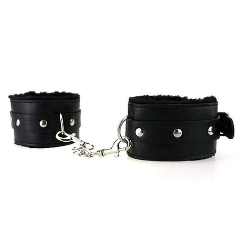 Plush Sm Bondage Kit 7 Pcs Black By Bdstyle - Bondage Kits