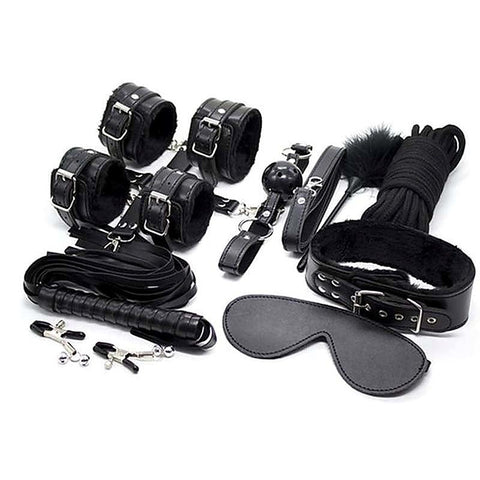 Hogtie Fur Lined Body Restraints Set By Bdstyle - Bondage Kits