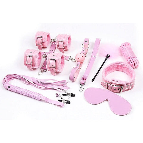 Hogtie Fur Lined Body Restraints Set By Bdstyle - Bondage Kits