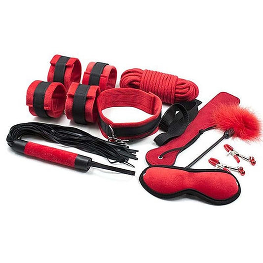 Lucifers Bondage Kit 9 Pcs - Bondage Kits