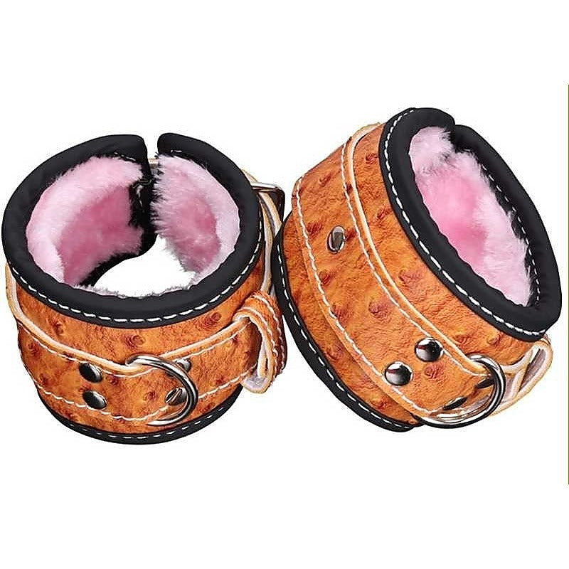 Patterned Bondage Play Wrist or Ankle Cuffs - Cuffs and Restraints