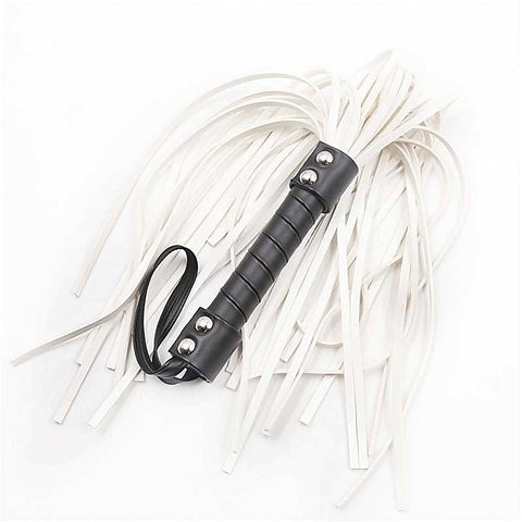 Premium Araneae White Tip Whip By Bdstyle - Whips And Crops