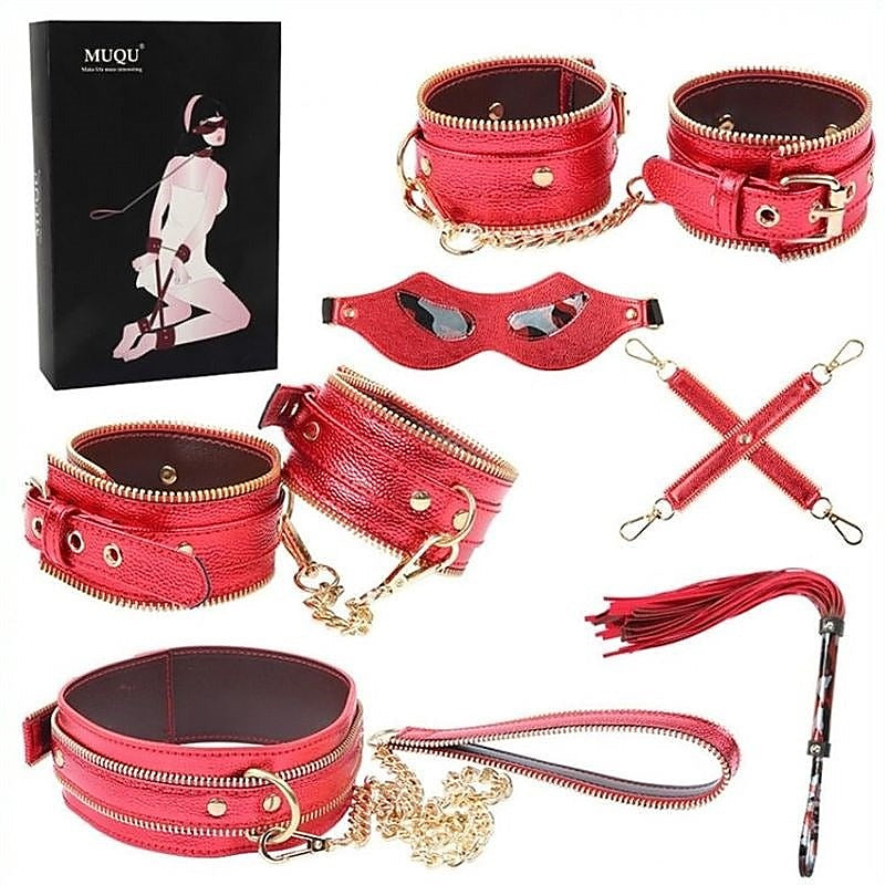 Zipper Edge Bondage Kit 7 Piece By Bdstyle - Bondage Kits