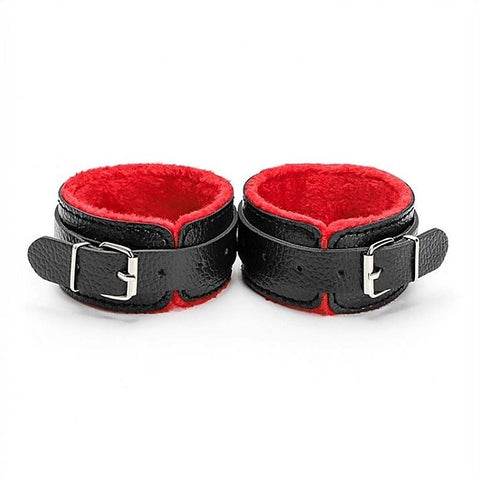 Litchi Pattern 10-Piece Plush Bondage Set By Bdstyle - Bondage Kits
