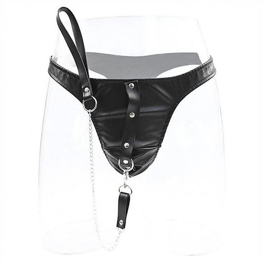 PU Panty With Lead by BDStyle - Cuffs and Restraints