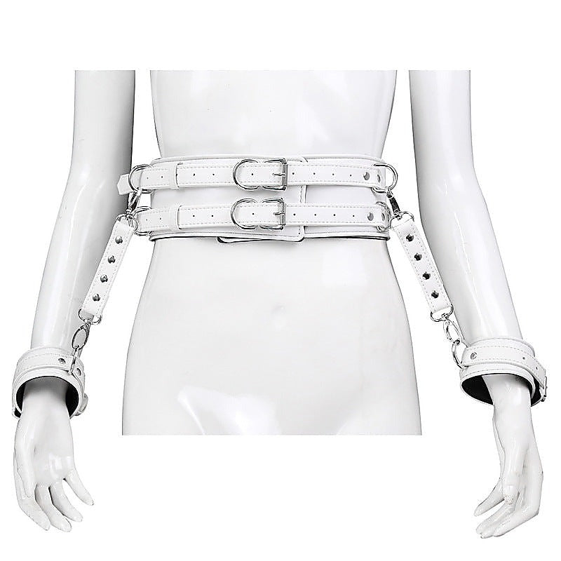 Waist Harness and Handcuffs by BDStyle - Cuffs and Restraints