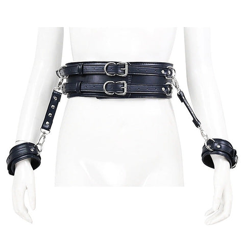 Waist Harness and Handcuffs by BDStyle - Cuffs and Restraints