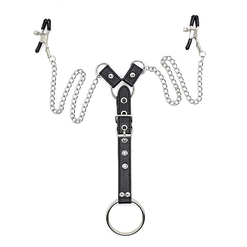 Nipple Clamps and Cock Ring by BDStyle - Cock Rings