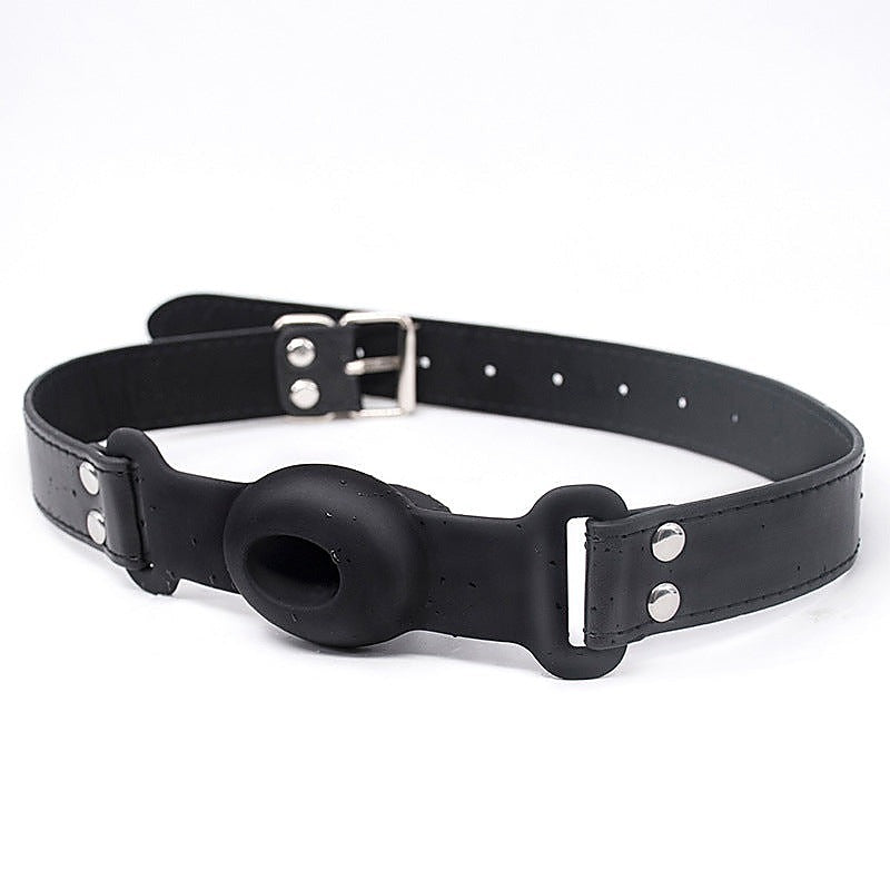 Silicone Ball Gag With Drool Hole By Bdstyle - Bondage Gags and Bits