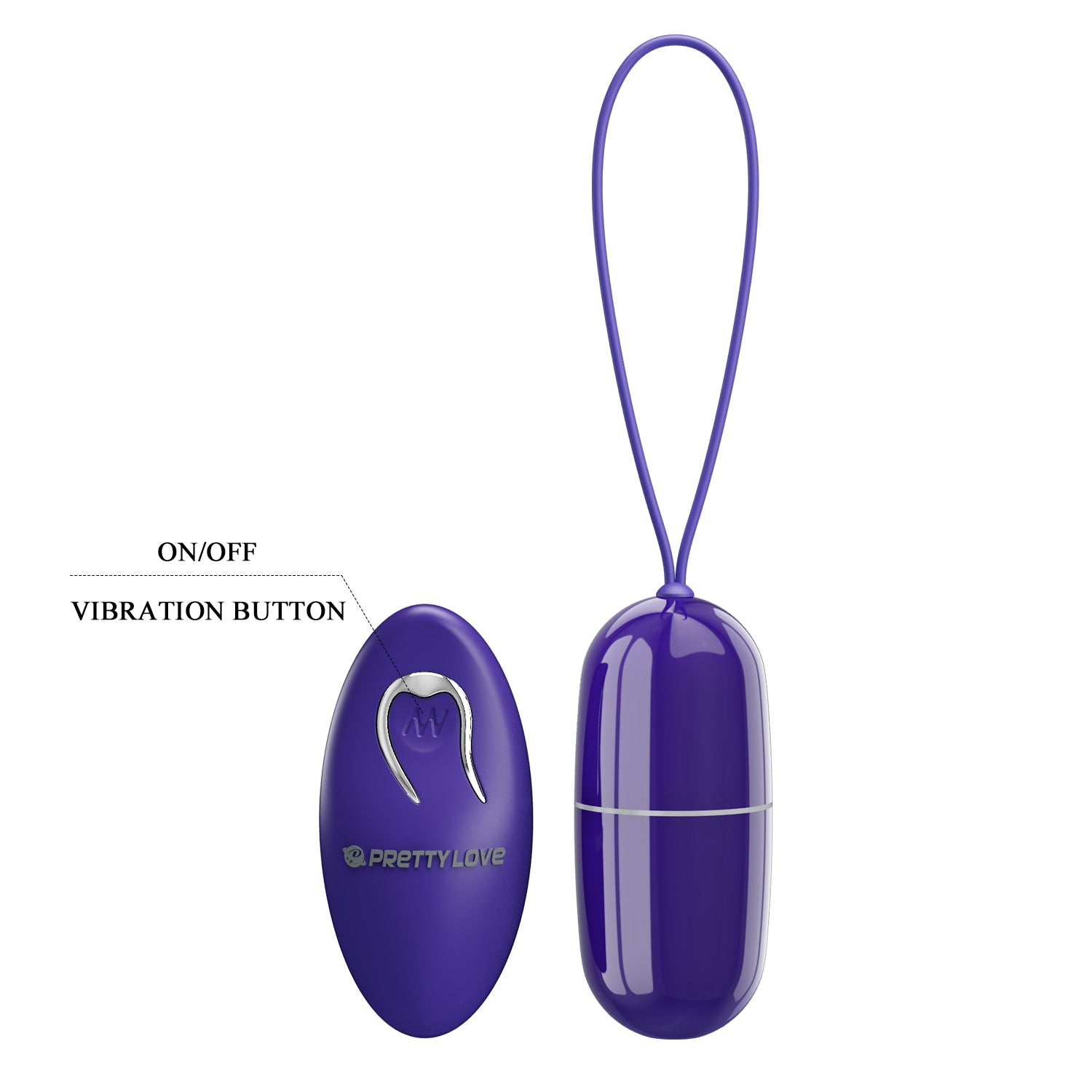 Baile Pretty Love Arvin Youth Remote Controlled Egg Vibrator - - Love Eggs and Kegel Exercisers
