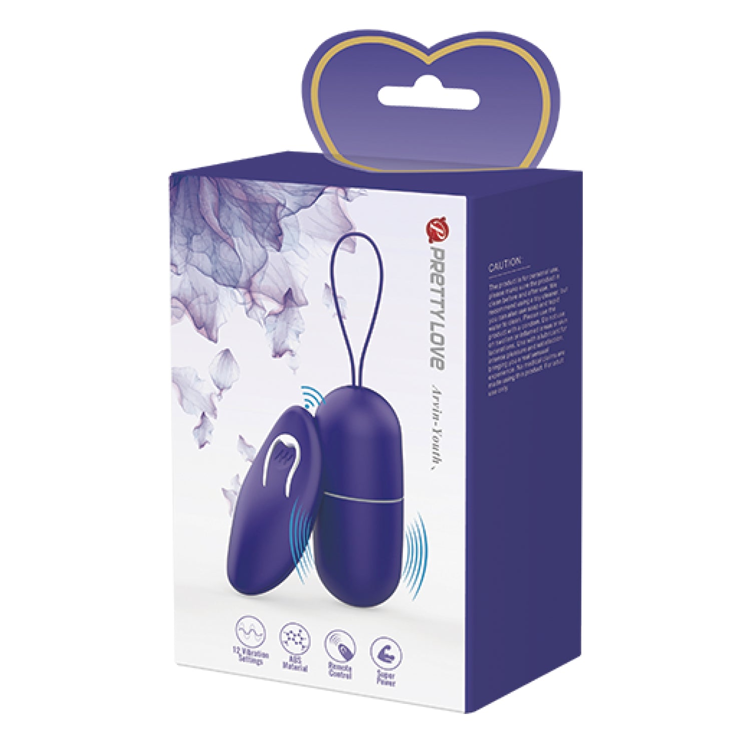 Baile Pretty Love Arvin Youth Remote Controlled Egg Vibrator - - Love Eggs and Kegel Exercisers