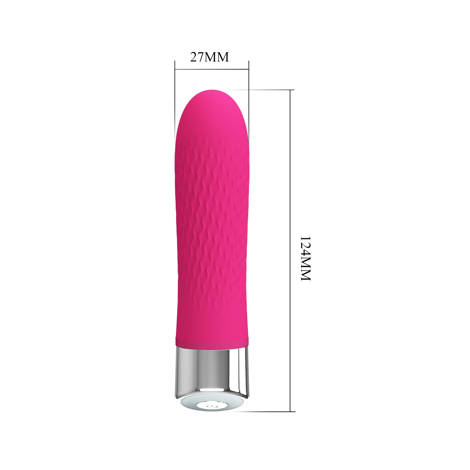 Baile Sebastian Textured Silicone Bullet Vibrator - - Bullet Vibrators