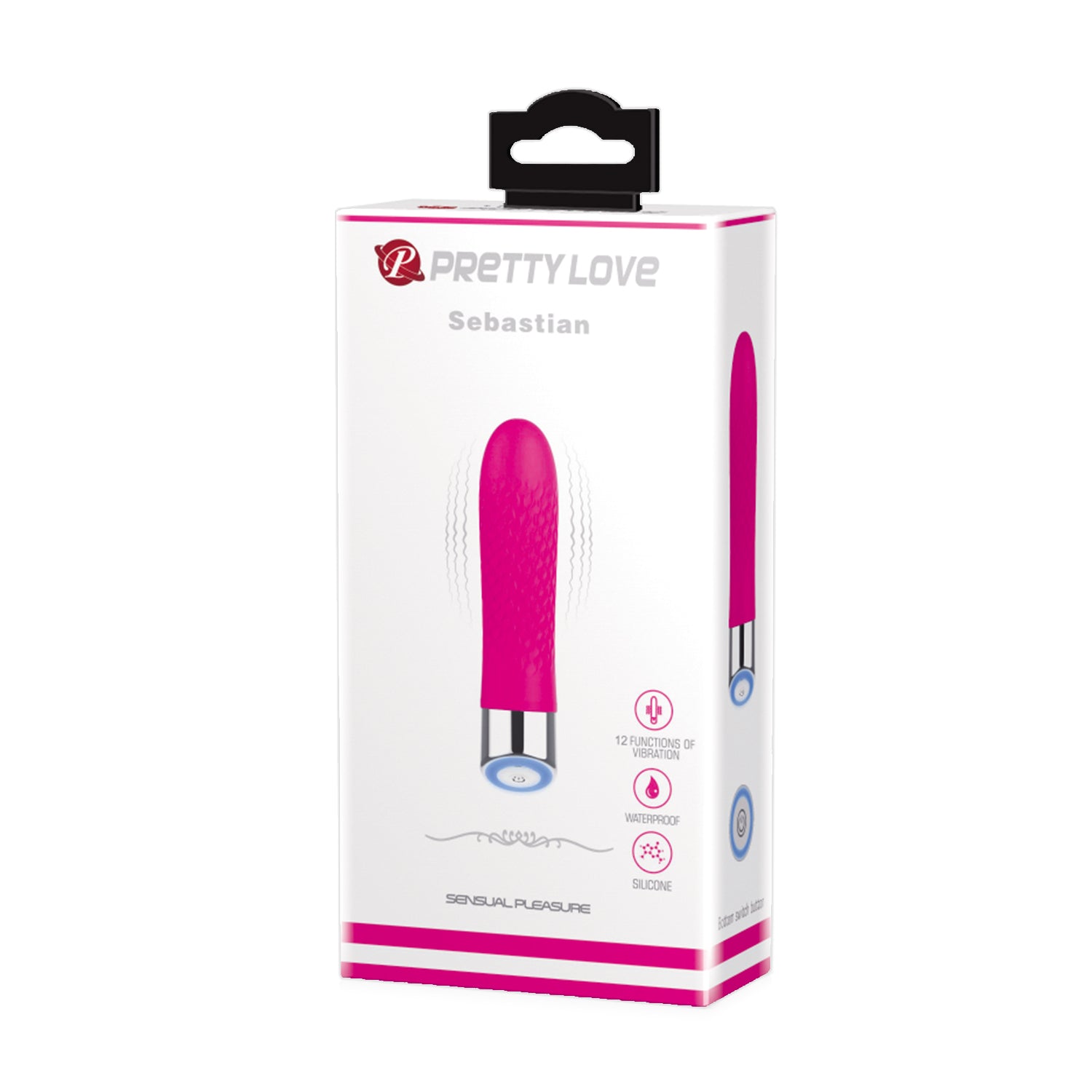 Baile Sebastian Textured Silicone Bullet Vibrator - - Bullet Vibrators