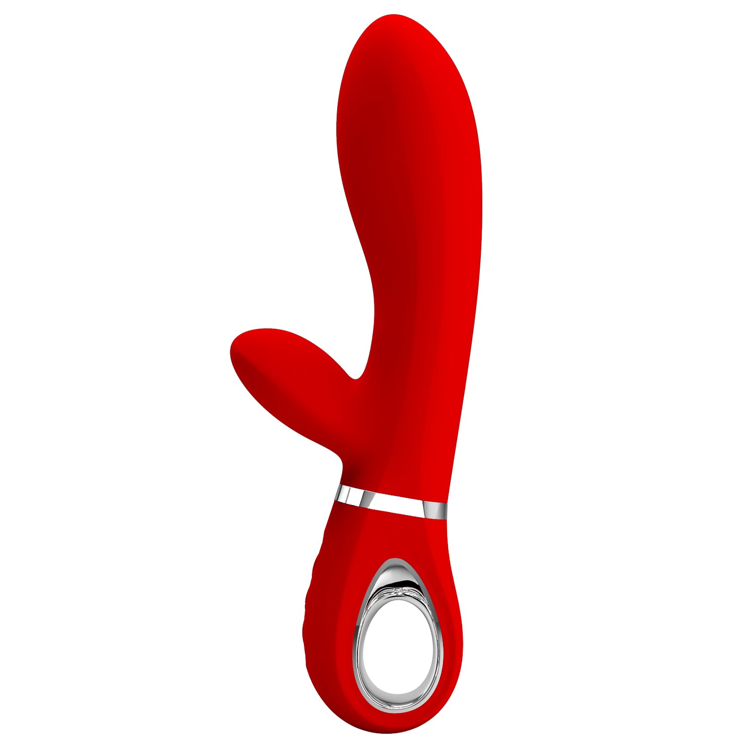 Baile Pretty Love THOMAS Soft Silicone Rabbit Vibrator - Red - Rabbit Vibrators