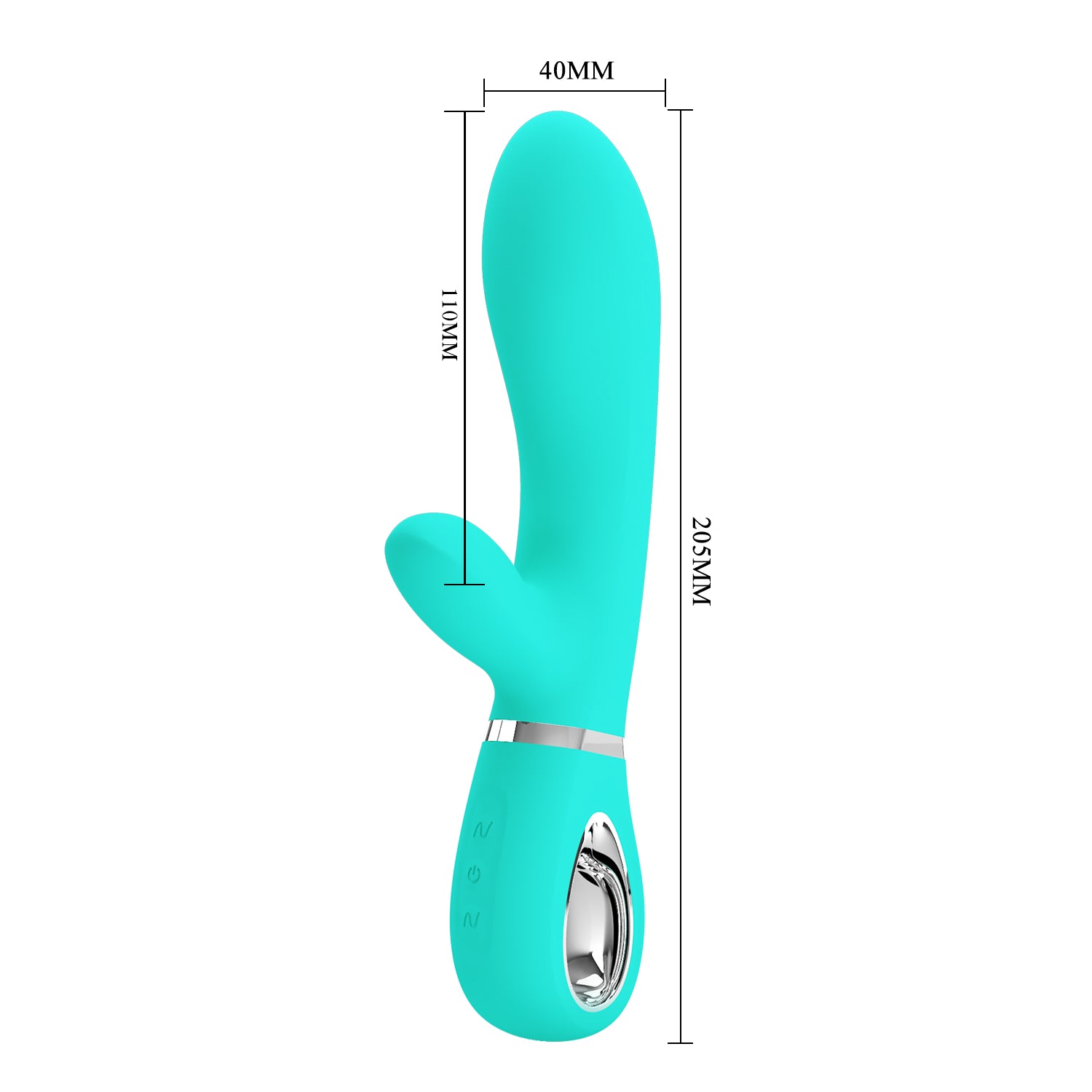 Baile Pretty Love THOMAS Soft Silicone Rabbit Vibrator - - Rabbit Vibrators