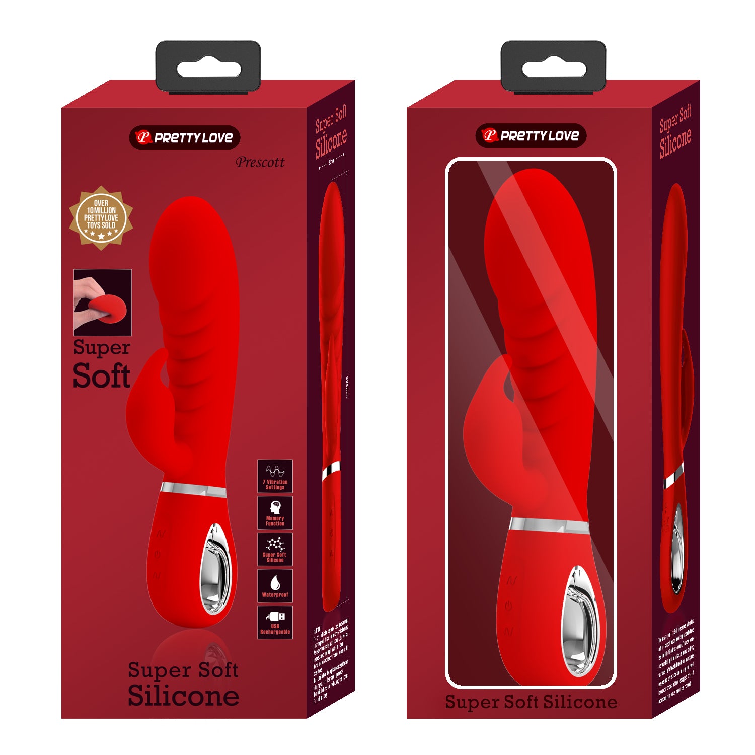 Baile Pretty Love PRESCOTT G-Spot Rabbit Vibrator - - Rabbit Vibrators