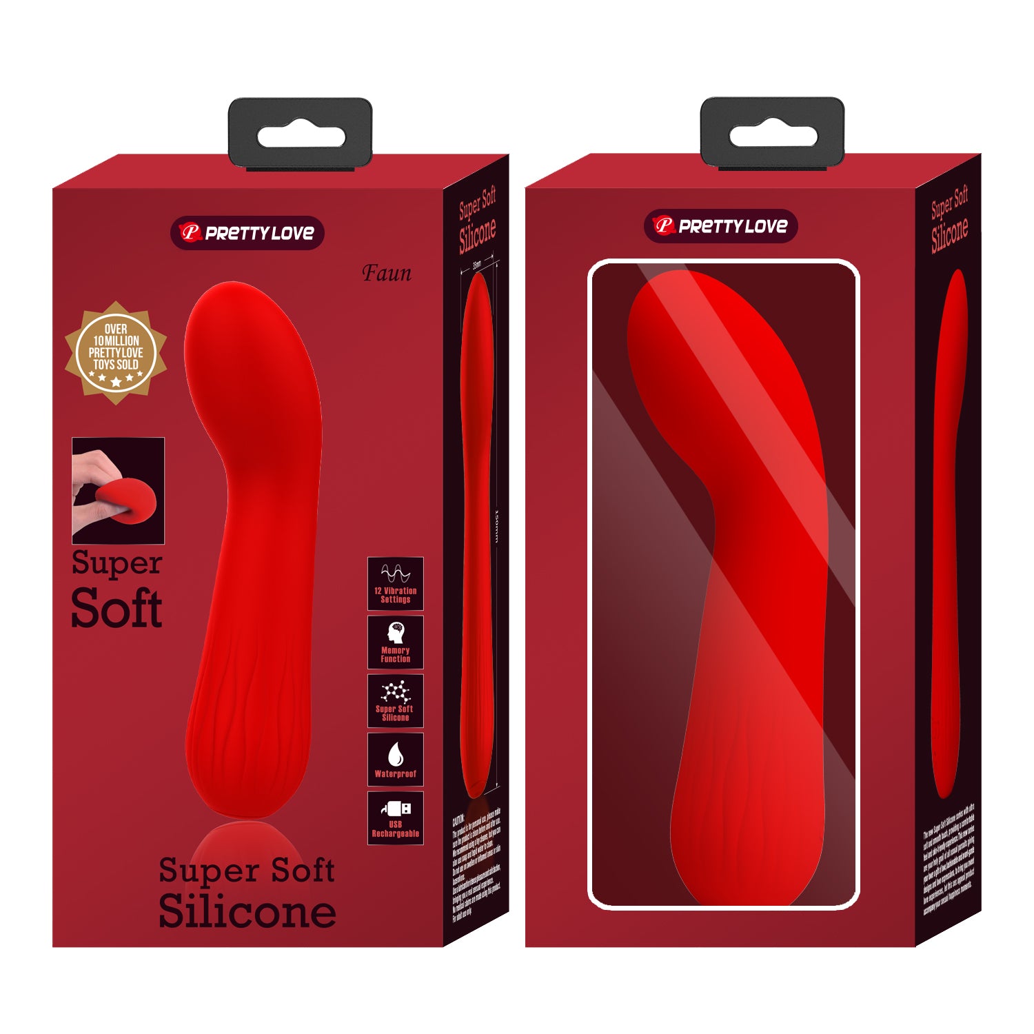 Baile Pretty Love FAUN Silicone Flexible G-Spot Vibrator - - G-Spot Vibrators
