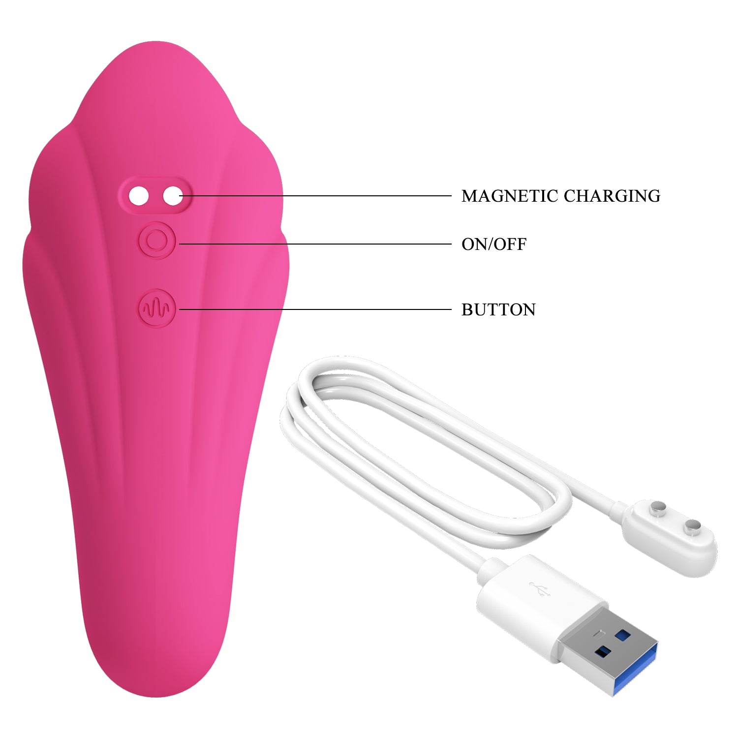 Baile Nemo Silicone Rechargeable Clitoral Stimulator - - Clit Ticklers and Pulsators