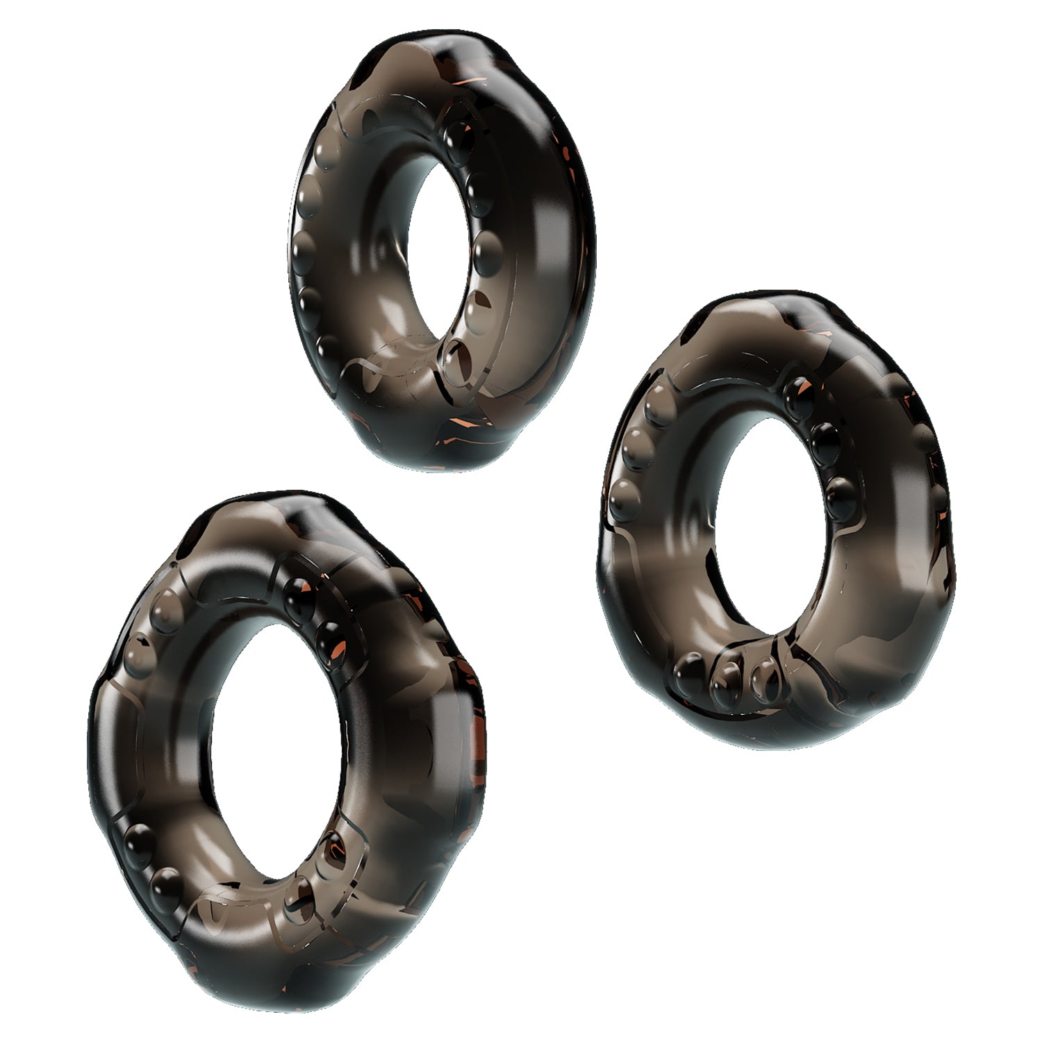 Baile Pretty Love YVONNE Combo Male Cock Ring Set - - Cock Ring Sets