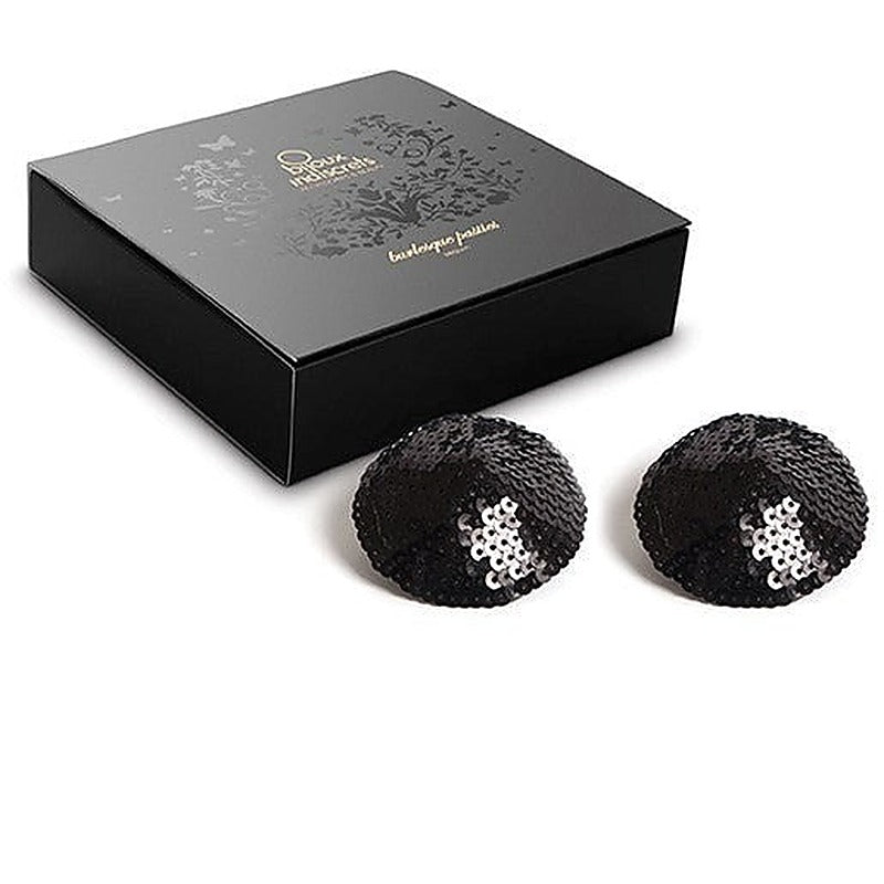Burlesque Pasties Sequin By Bijoux Indiscrets - Breast and Nipple Toys