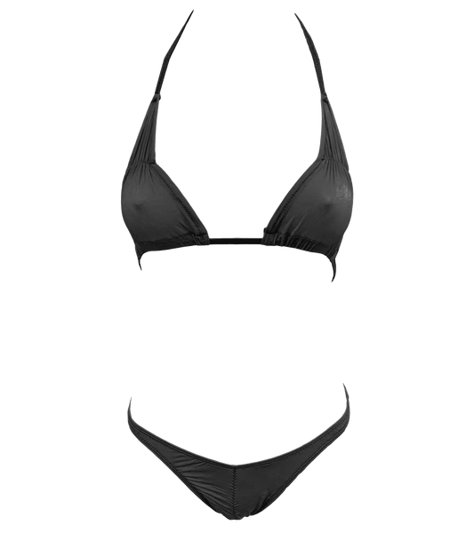 Love In Leather Spandex Fabric Womens Bikini - Bras and Bra Sets