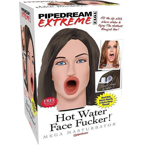 Extreme Hot Water Face Fucker! Brunette by Pipedream - Masturbators and Strokers