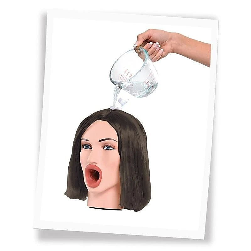 Extreme Hot Water Face Fucker! Brunette by Pipedream - Masturbators and Strokers