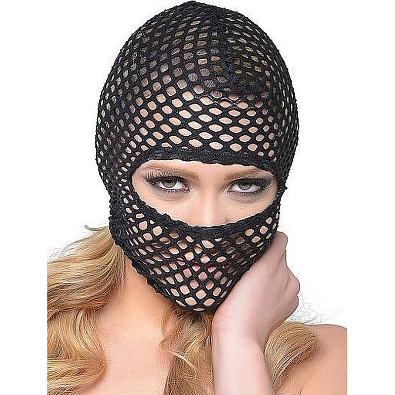 Fetish Fantasy Fishnet Fetish Play Hood - Bondage Hoods