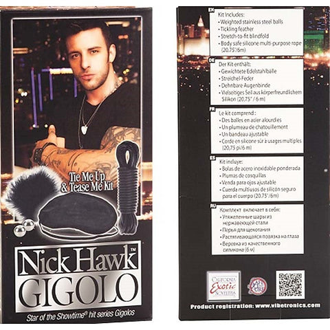 Nick Hawk Gigolo Tie Me Up & Tease Me Kit - Sex Kits