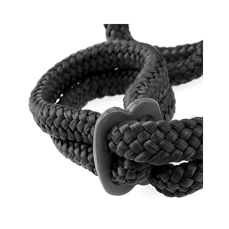 Fetish Fantasy Bdsm Play Silk Rope Love Cuffs - Cuffs and Restraints