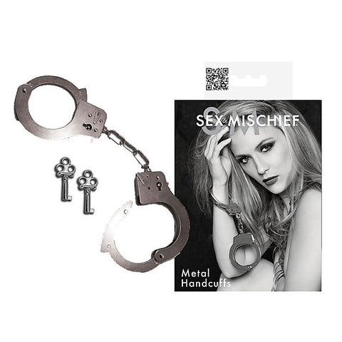 Sex & Mischief Metal Handcuffs Metal Restraints - Cuffs and Restraints