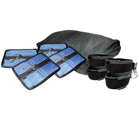 King Size Bed Sheet Cuff & Pad Set by Sportsheets - Cuffs and Restraints