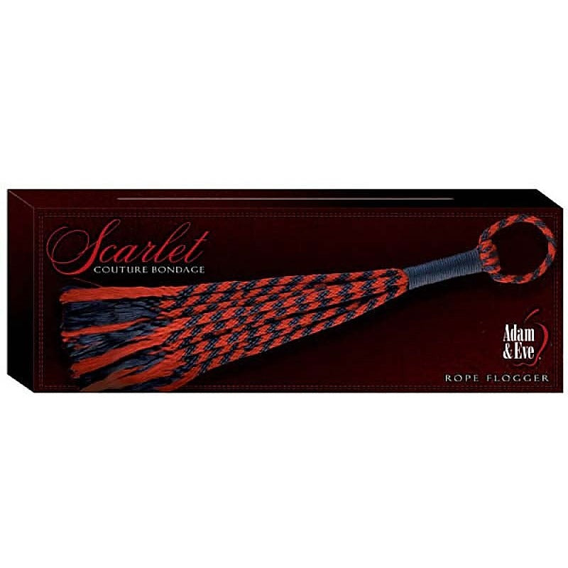 Scarlet Couture Rope Flogger By Adam & Eve Sextoys - Whips And Crops