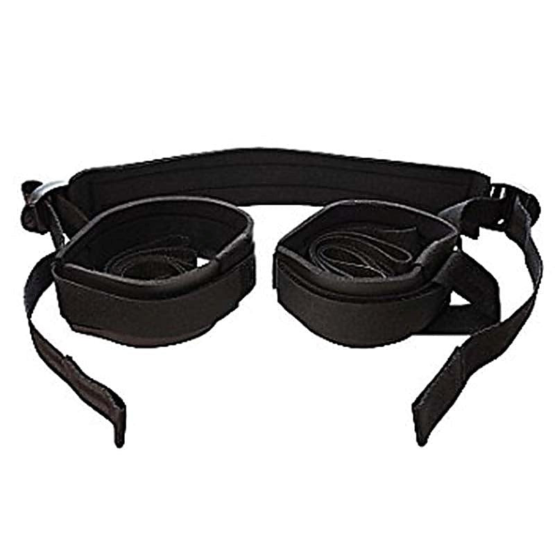 Black Neoprene Sex Sling by Sportsheets - Spreaders and Hangers