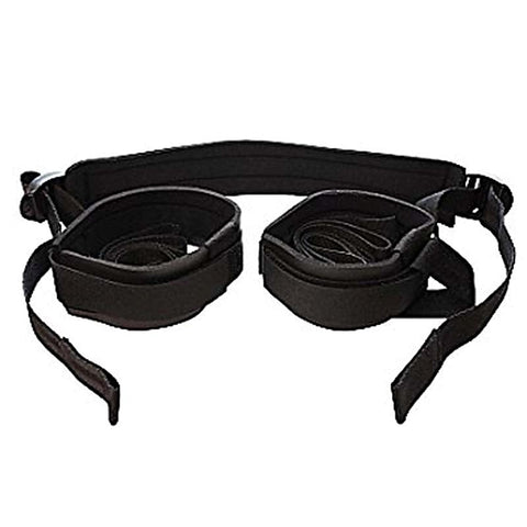 Black Neoprene Sex Sling by Sportsheets - Spreaders and Hangers