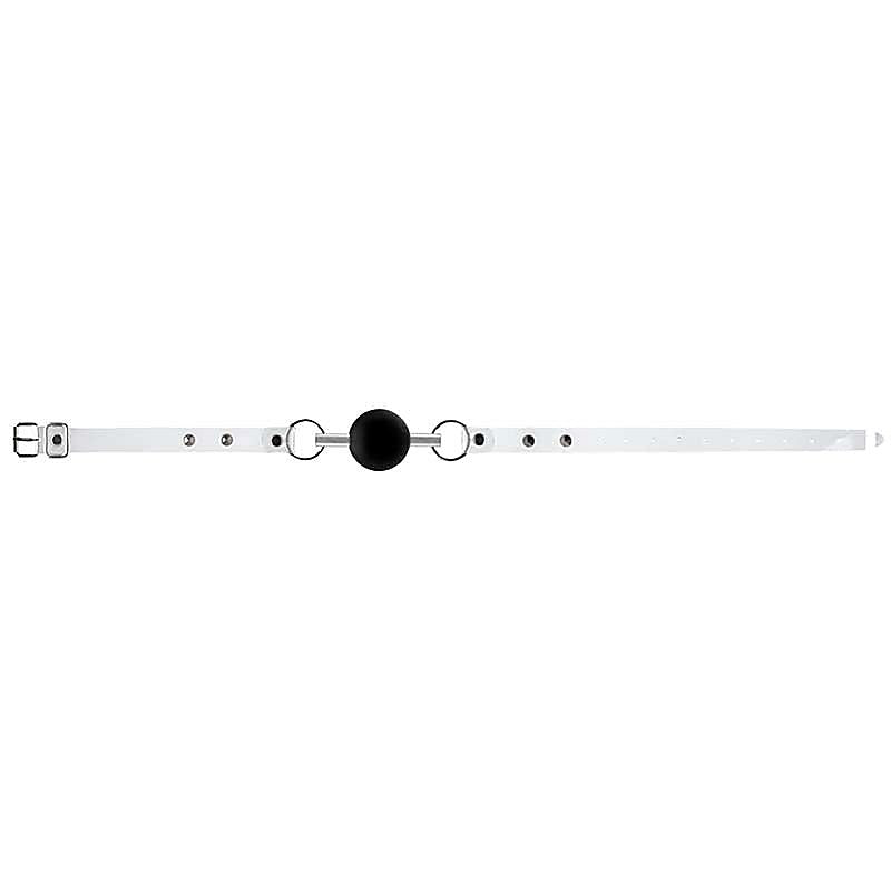 Bad Romance Translucent Mouth Gag with Metal Nails - Masks And Blindfolds
