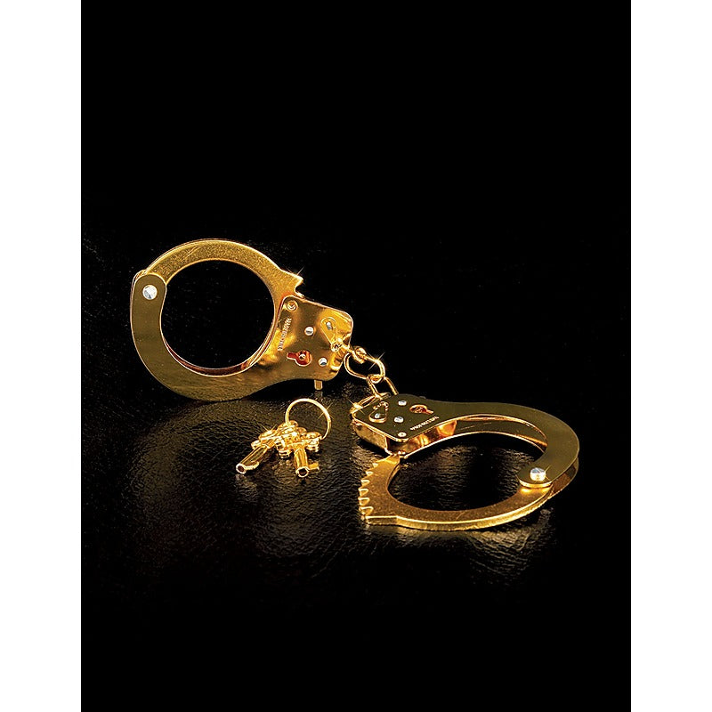 Fetish Fantasy Gold Metal Bondage Cuffs - Cuffs and Restraints